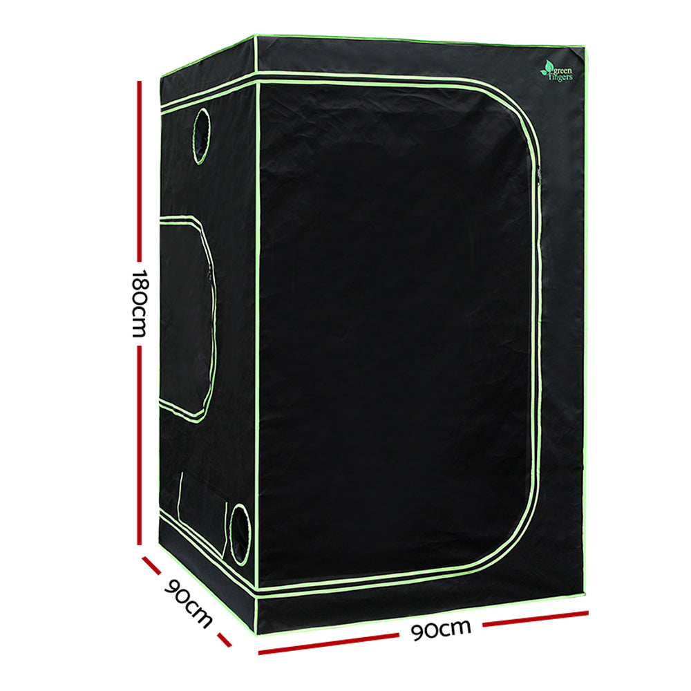 Green Fingers Grow Tent Light Kit 90x90x180CM 1000W LED 6" Vent Fan,Green Fingers Grow Tent Light Kit LED GT-TLK-90X90X180-1000-6IN