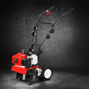 Giantz 63CC Tiller Garden Cultivator Rototiller 4 Blades Soil Plower Rotary Hoe GTC-EITW-4B-N-RD