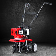 Giantz 65CC Tiller Rototiller Garden Cultivator 4 Blades Soil Power Rotary Hoe GTC-ET-4B-OG