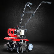 Giantz 65CC Tiller Rototiller Garden Cultivator 6 Blades Soil Power Rotary Hoe GTC-ET-6B-OG