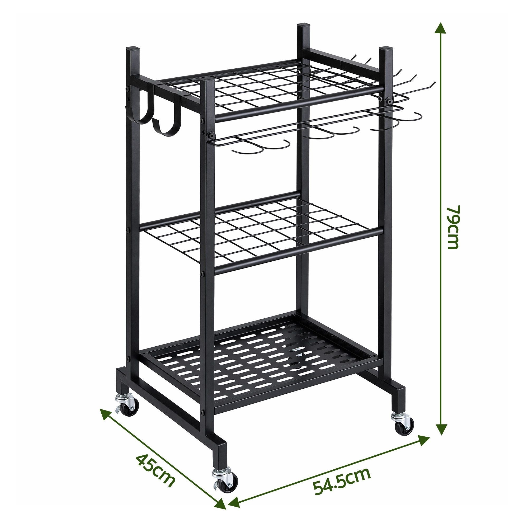 Gardeon Garden Tool Organizer with Wheels Heavy Duty Garage Yard Storage Cart