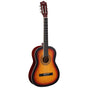 Alpha 39 Inch Classical Guitar Wooden Body Nylon String Beginner Gift Sunburst GUITAR-D-39-YE