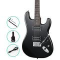 Alpha 41 Inch Electirc Guitar Humbucker Pickup Switch Full Size Black GUITAR-D-41-ELEC-BK