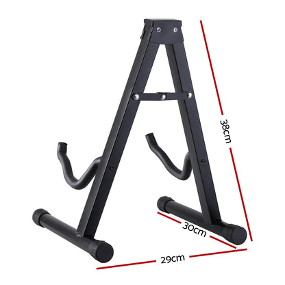 Alpha Guitar Stand Folding Portable Floor Rack Holder GUITAR-D-ACC-DX-W
