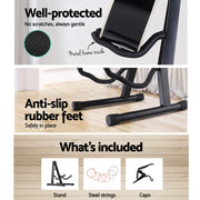 Alpha Guitar Stand Folding Portable Floor Rack Holder GUITAR-D-ACC-DX-W