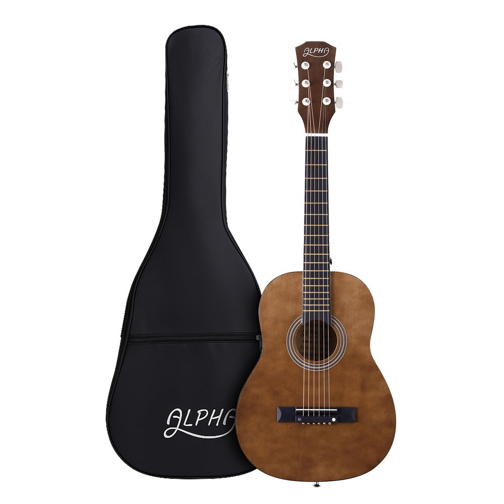 Alpha 31" Steel String Acoustic Guitar Portable GUITAR-E-31-NAT