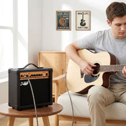 Alpha 20W Guitar Amplifier Portable Practice Amp Overdrive 3-Band EQ Black GUITAR-E-41-ELEC-ACC