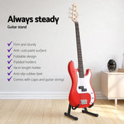 Alpha Electric Guitar Bass 47 Inch Set Kit 40W Bass Guitar Amplifier Guitar Stand Folding GUITAR-E-47-BASS-ACC-CAPO