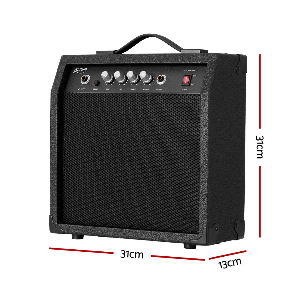 Alpha 40W Bass Guitar Amplifier Portable GUITAR-E-BASS-ACC