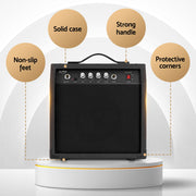 Alpha 40W Bass Guitar Amplifier Portable GUITAR-E-BASS-ACC