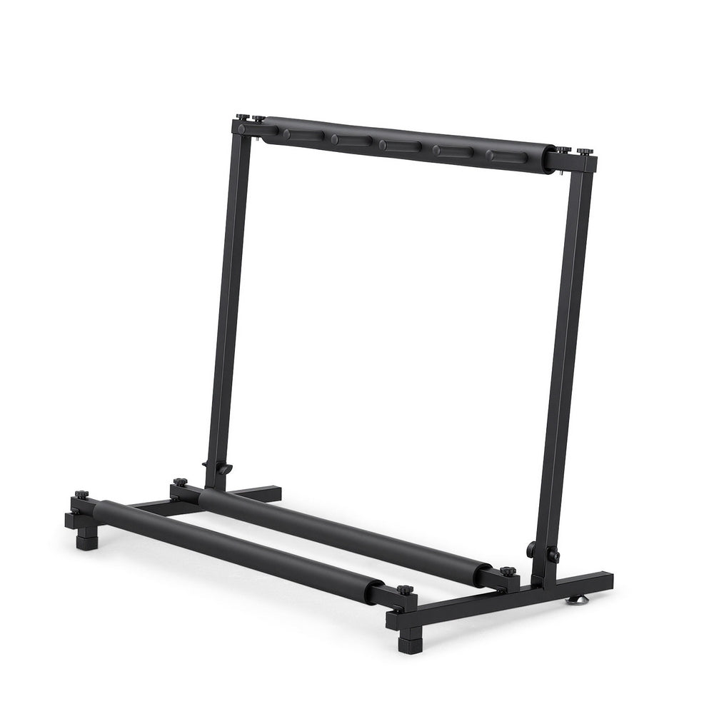 Alpha 5 Space Folding Guitar Stand Rack Holder Display GUITAR-J-5RACK-BK