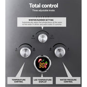 Devanti Portable Gas Water Heater With Pump LPG System Grey GWH-A-LPG-8L-BG-PUMP