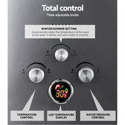 Devanti Portable Gas Water Heater LPG System Grey GWH-LPG-8L-SW-BG-DI