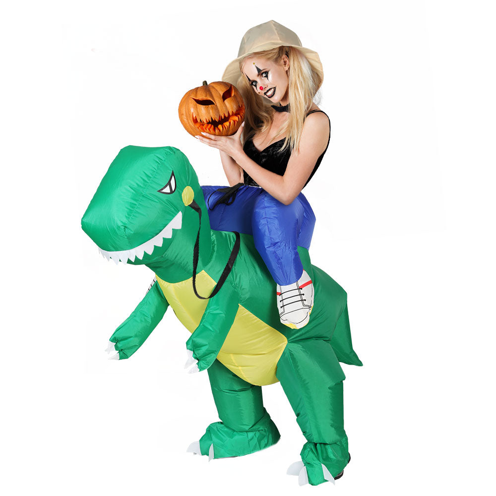 Inflatable Dinosaur Costume Adult Suit Blow Up Party Fancy Dress Halloween Cosplay HALO-INF-DNS-7FT