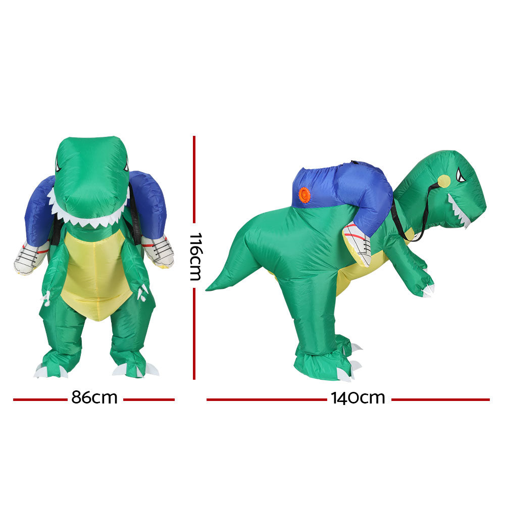 Inflatable Dinosaur Costume Adult Suit Blow Up Party Fancy Dress Halloween Cosplay HALO-INF-DNS-7FT
