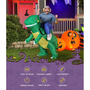 Inflatable Dinosaur Costume Adult Suit Blow Up Party Fancy Dress Halloween Cosplay HALO-INF-DNS-7FT