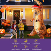 Inflatable Dinosaur Costume T-Rex Adult Suit Blow Up Party Fancy Dress Halloween Xmas Cosplay HALO-INF-DNSBR