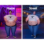 Inflatable Samson Costume Adult Suit Blow Up Party Fancy Dress Halloween Cosplay HALO-INF-FAT-8FT