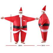 Inflatable Christmas Santa Claus Costume Adult Suit Blow Up Party Fancy Dress Xmas Cosplay HALO-INF-SANTA