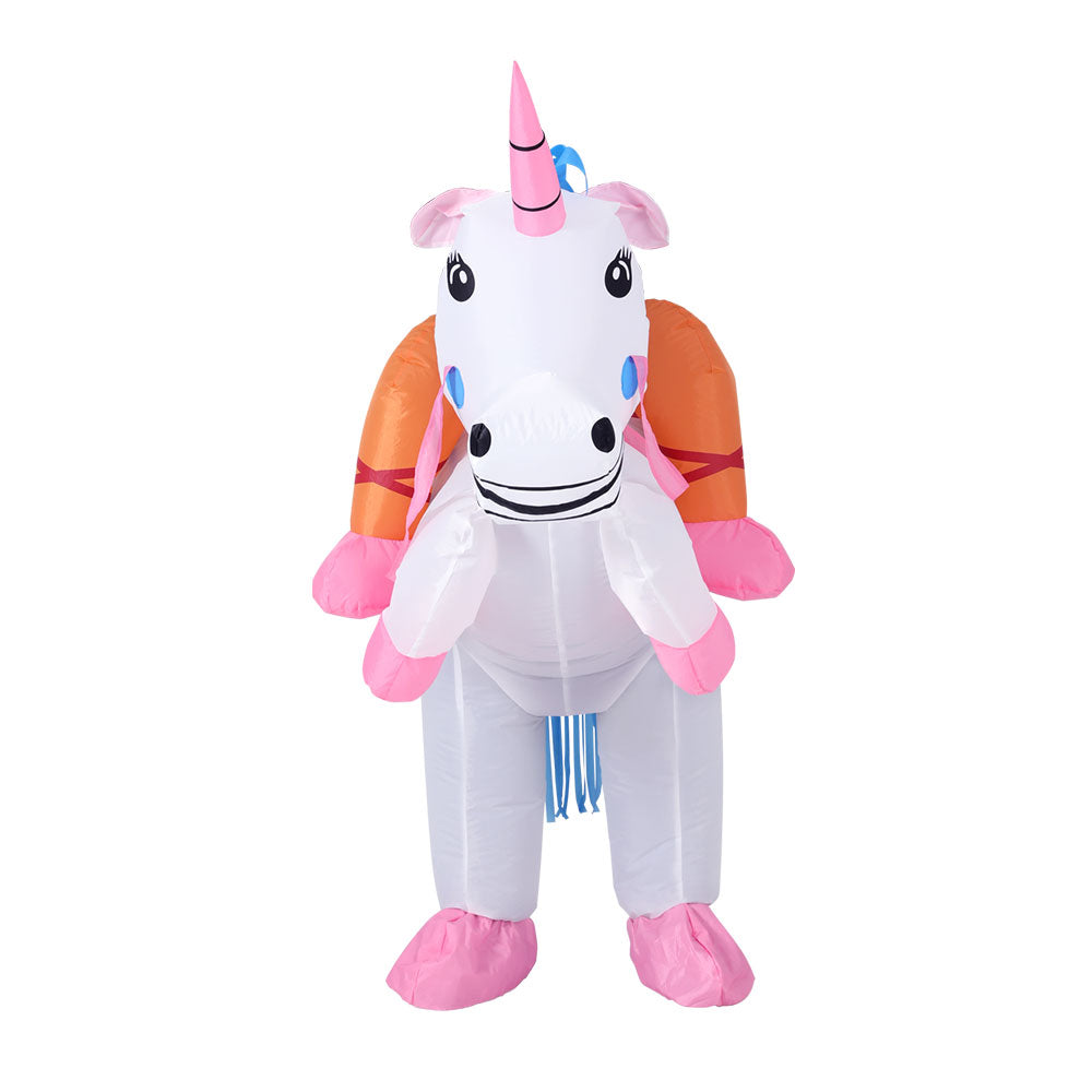 Inflatable Unicorn Costume Adult Suit Blow Up Party Fancy Dress Halloween Cosplay HALO-INF-UNIC-6FT