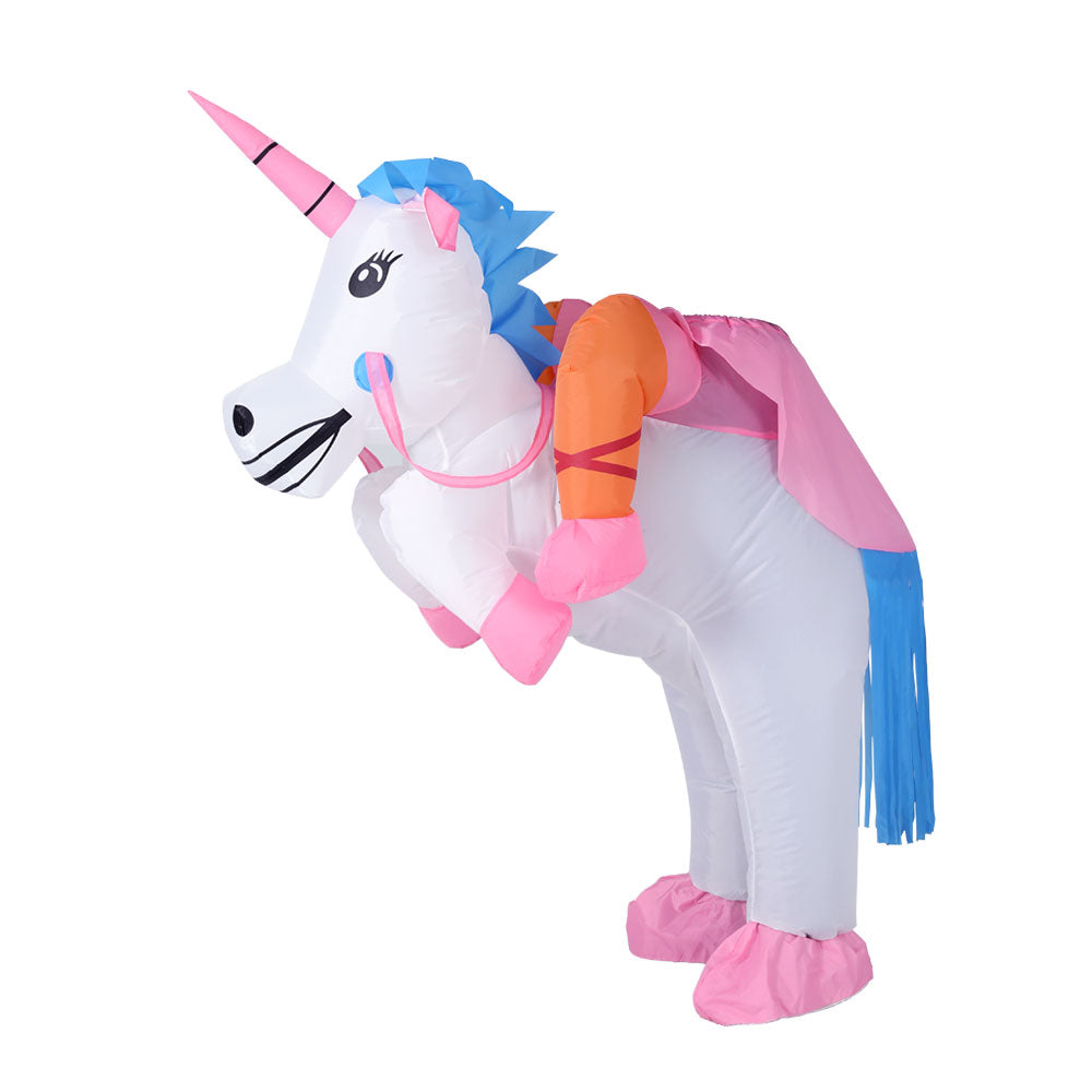 Inflatable Unicorn Costume Adult Suit Blow Up Party Fancy Dress Halloween Cosplay HALO-INF-UNIC-6FT