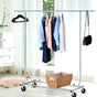 Artiss Clothes Rack Airer Rail Coat Stand Adjustable Hanger HANGER-1938A-S-SI