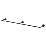 Artiss Clothes Rack Airer Floating Shelf Metal HANGER-B-02-RAIL-BK