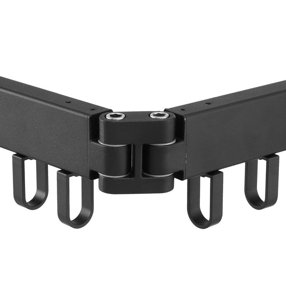 Artiss Clothes Rack Airer Drying Folding Hanger HANGER-B-03-RAIL-BK