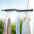 Artiss Clothes Rack Airer Drying Folding Hanger HANGER-B-03-RAIL-BK