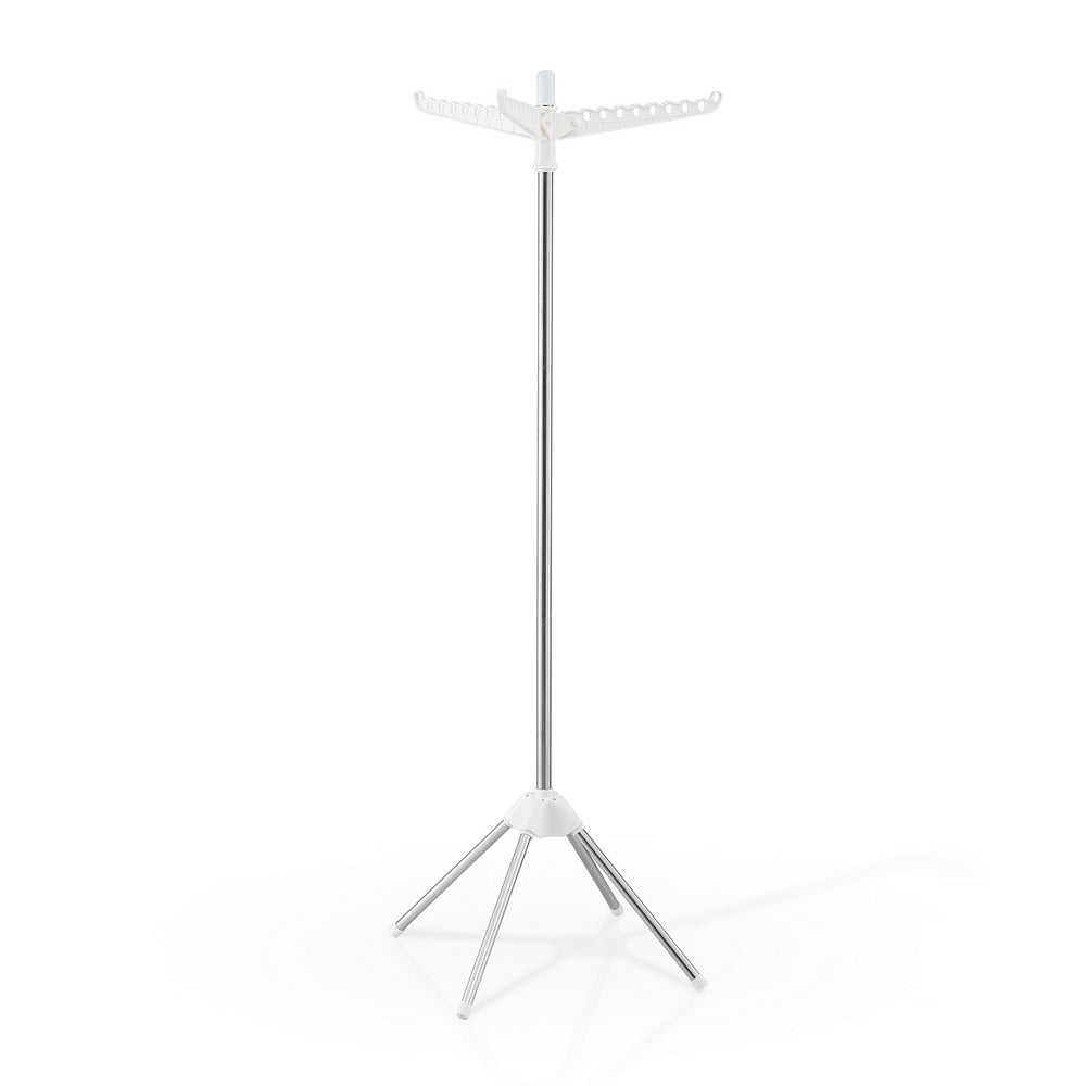 Artiss Clothes Rack Airer Rotatable Hanger Foldable 163cm HANGER-B-05-F1T-SIWH