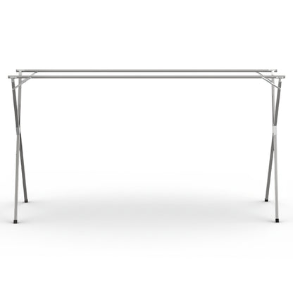 Artiss Clothes Rack Adjustable Foldable Steel HANGER-B-06-FLD-SI