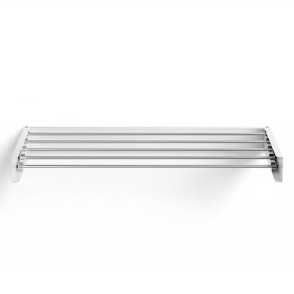 Artiss Clothes Rack Wall Mounted Airer Foldable White HANGER-B-07-RAIL-WH