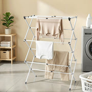 Artiss Clothes Rack Foldable Airer Drying Rack Portable No Assembly Required HANGER-B-10-FLD-GY
