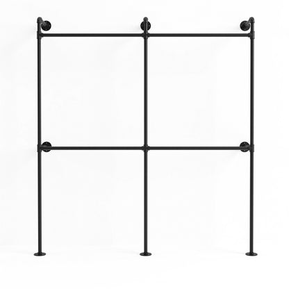 Artiss Industrial Pipe Clothing Rack Garment Clothes Display Stand Wall Mounted