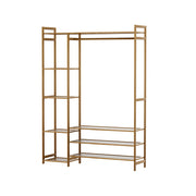 Artiss Wardrobe Clothes Rack Airer Coat Stand HANGER-C-01-BAM-WAL