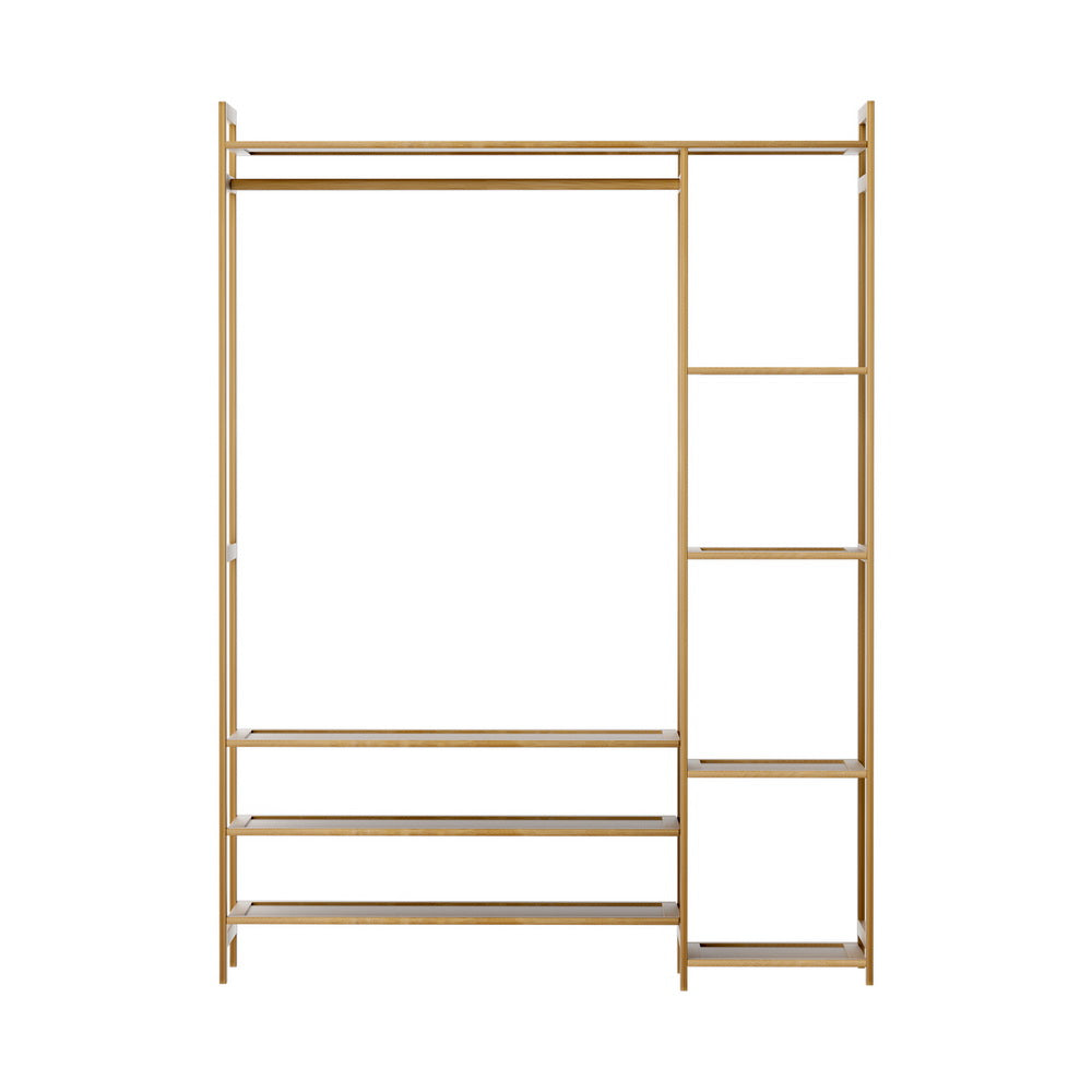 Artiss Wardrobe Clothes Rack Airer Coat Stand HANGER-C-01-BAM-WAL