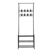 Artiss Clothes Rack Airer Coat Stand 179cm Hanger Rail Closet HANGER-SR6530-STD-BK