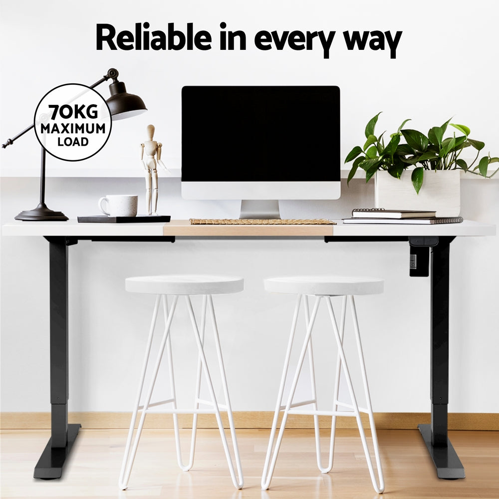 Artiss Motorised Standing Desk Sit Stand Desks 140CM HASD-114G-BKDF-NWDB-140