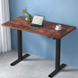 Artiss Standing Desk Motorised Rustic Brown 120CM HASD-114G-BKDF-RBDB-120