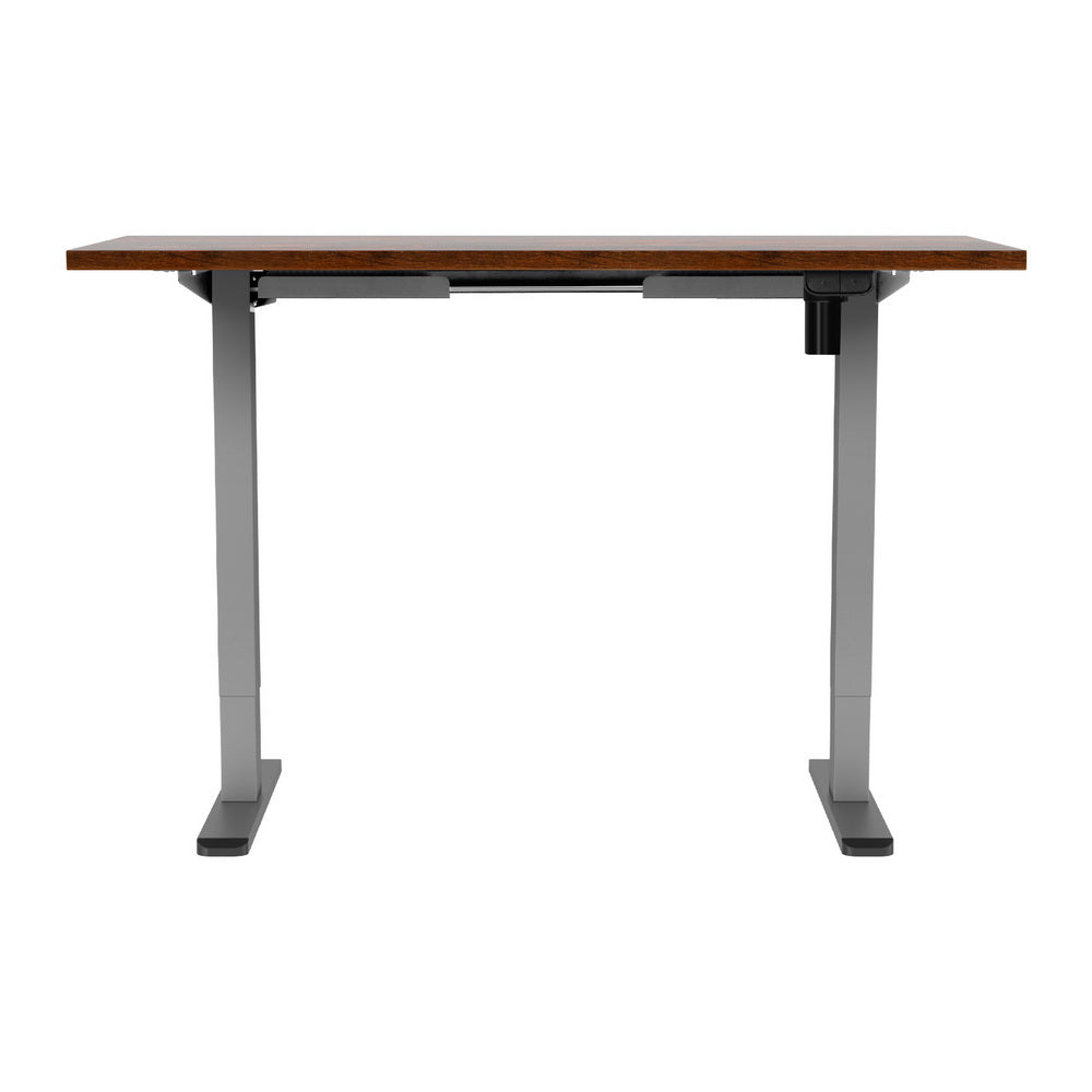 Artiss Standing Desk Motorised 120CM Rustic Brown HASD-114G-GYDF-RBDB-120