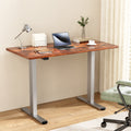 Artiss Standing Desk Motorised 140CM Rustic Brown HASD-114G-GYDF-RBDB-140