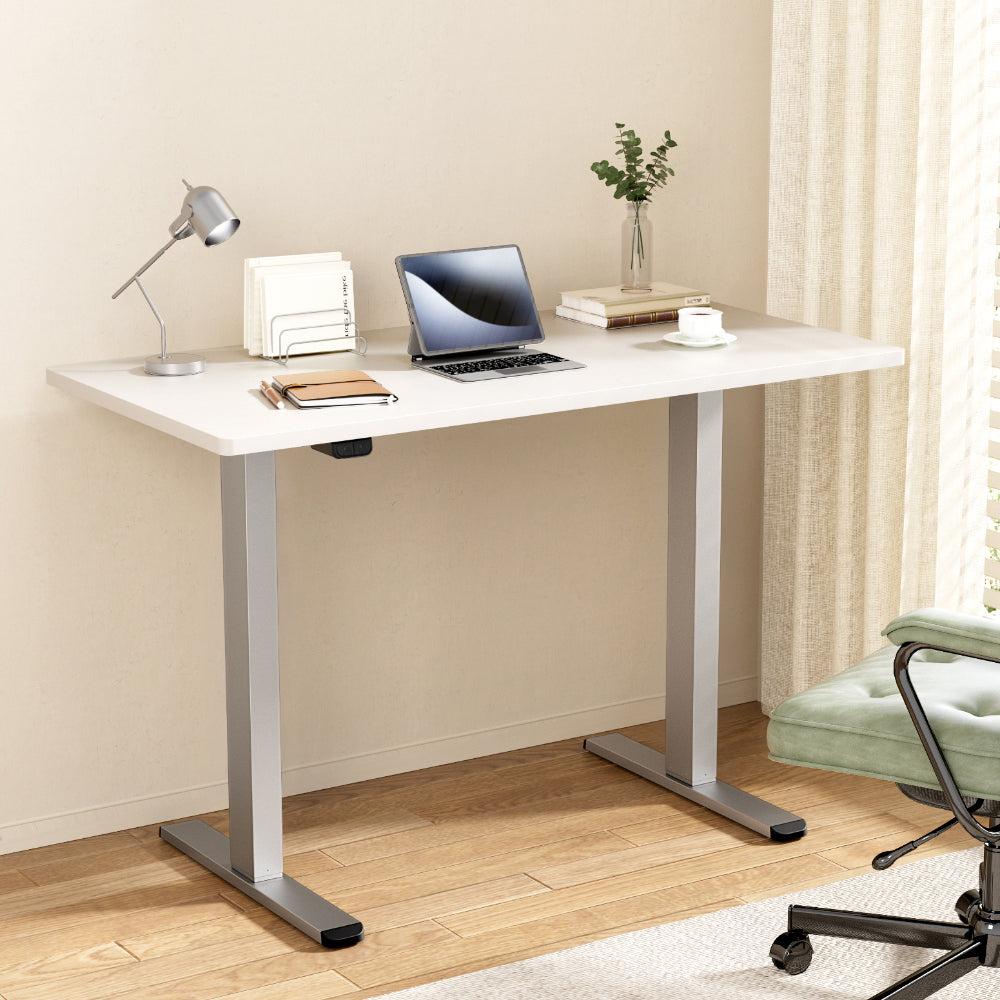 Artiss Standing Desk Motorised 140CM White HASD-114G-GYDF-WHDB-140
