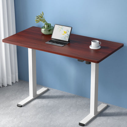Artiss Standing Desk Motorised Sit Stand Desks Walnut 140CM HASD-114G-WHDF-WADB-140