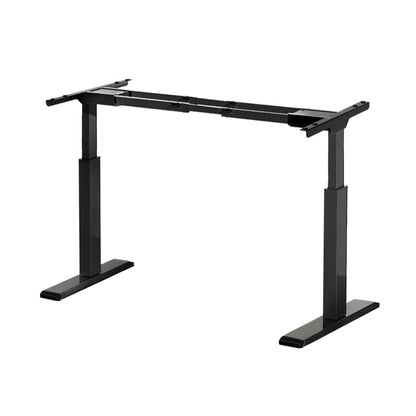 Artiss Standing Desk Frame Only Dual Motor Motorised Black HASD-268-BK