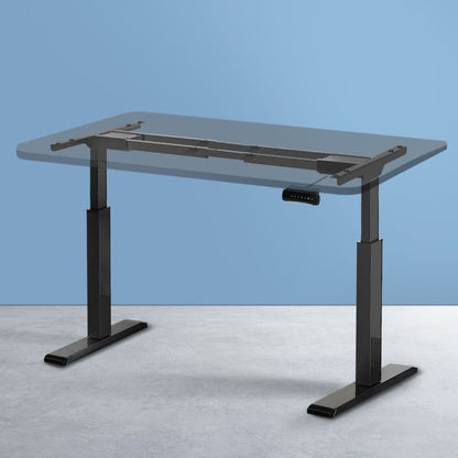 Artiss Standing Desk Frame Only Dual Motor Motorised Black HASD-268-BK