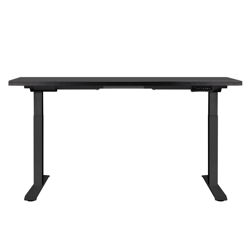 Artiss Standing Desk Motorised Dual Motor Black 120CM HASD-268-BKDF-BKDB-120