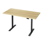 Artiss Standing Desk Motorised Dual Motor White Oak 140CM HASD-268-BKDF-NTDB-140