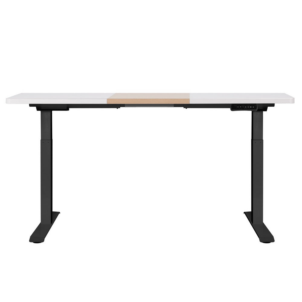 Artiss Standing Desk Motorised Electric Dual Motor 140cm HASD-268-BKDF-NWDB-140