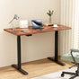 Artiss Standing Desk Motorised Dual Motor Rustic Brwon 120CM HASD-268-BKDF-RBDB-120