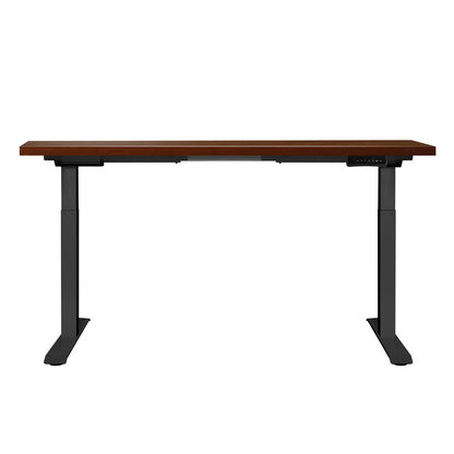 Artiss Standing Desk Motorised Dual Motor Walnut 120CM HASD-268-BKDF-WADB-120